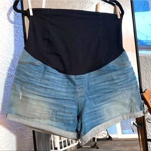 Maternity Jean Shorts Isabel Brand - Large